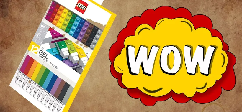LEGO: le spettacolari penne GEL a tema costano NIENTE su Amazon (1,60€)