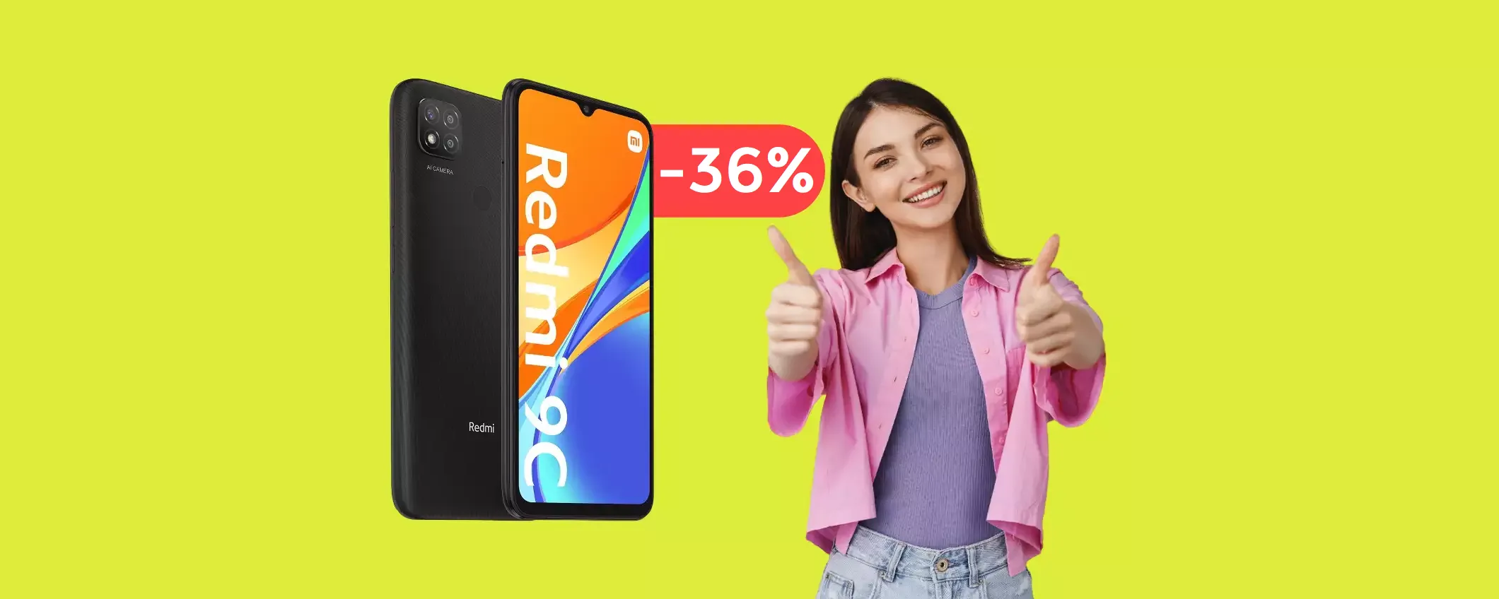 Smartphone Xiaomi con TRIPLA fotocamera e batteria INFINITA (127€)