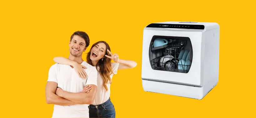 Mini lavastoviglie portatile SENZA ALLACCIO: offertissima Amazon (-110€)