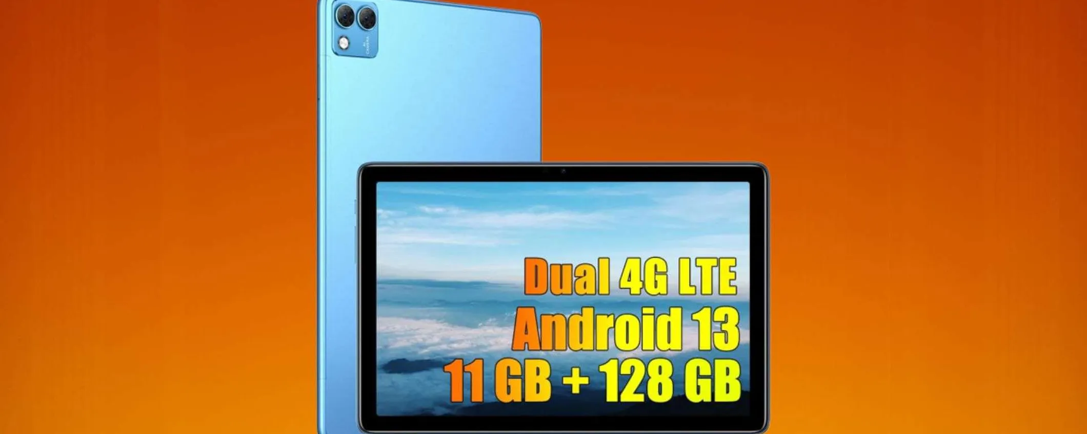 Questo tablet con Android 13 è in offerta a soli 109€: sta anando a ruba