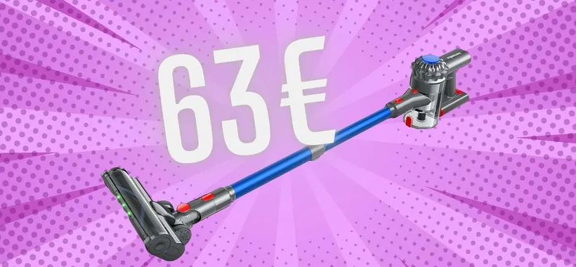 Aspirapolvere senza fili a prezzo outlet su Amazon, solo 63€