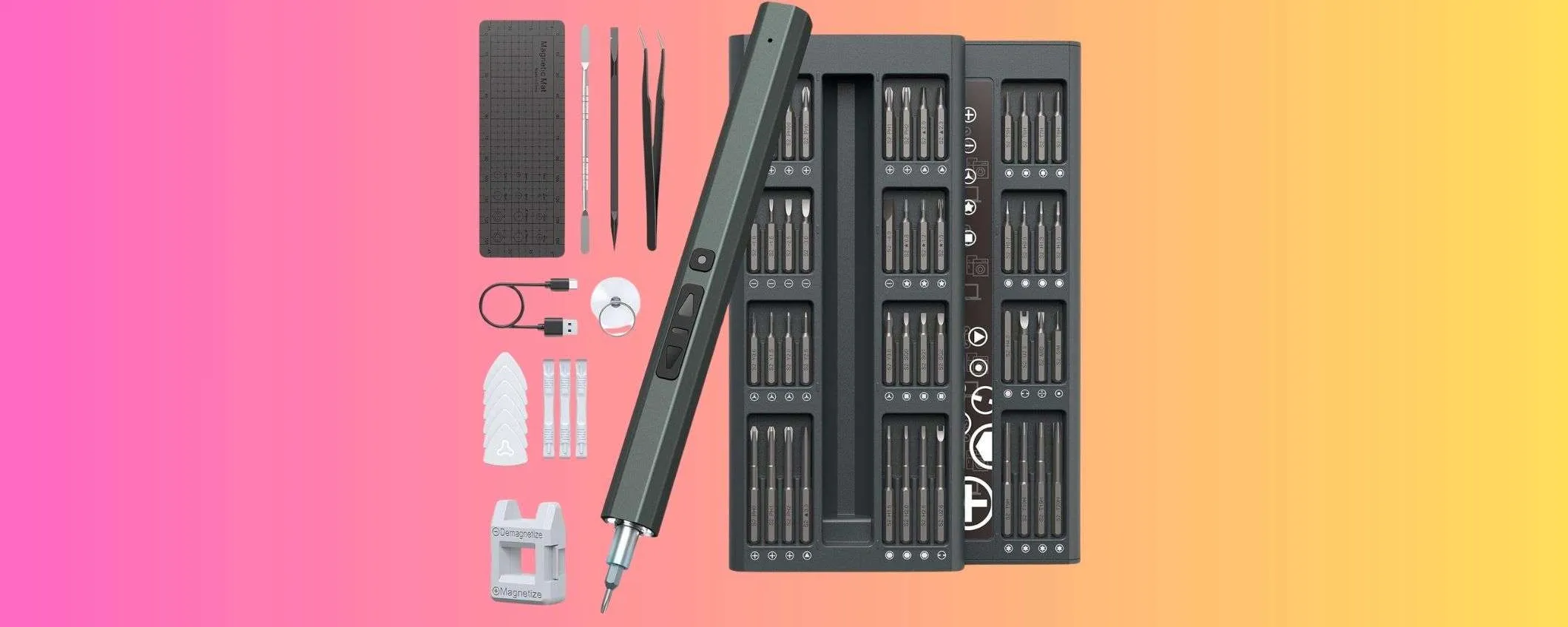 Cacciavite elettrico 82-in-1: occasione FLASH su Amazon
