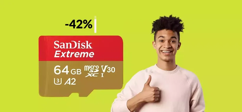 MicroSD 64GB SanDisk: non puoi perderla ad un prezzo di 16€