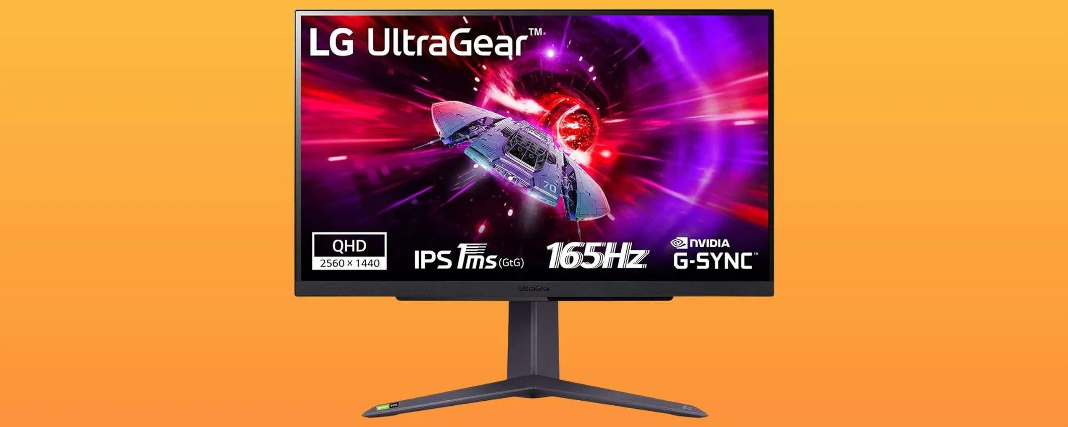 LG 27GR75Q UltraGear: monitor gaming QHD in offerta con sconto imperdibile
