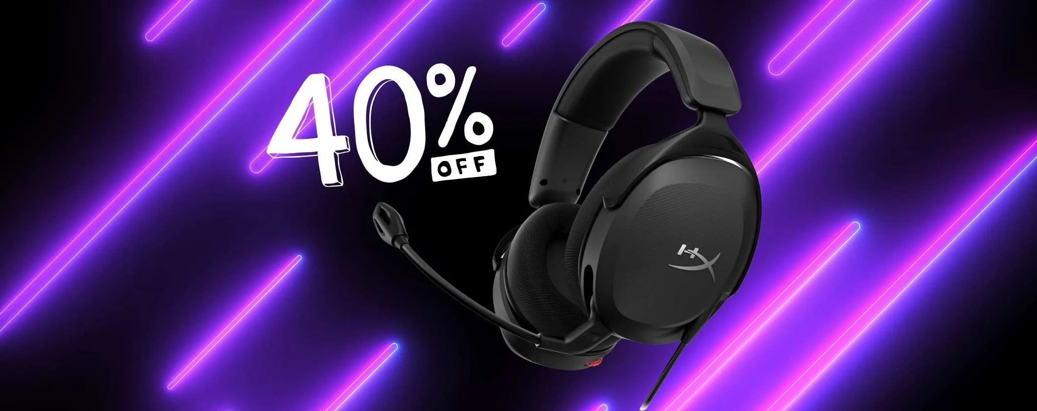 HyperX Cloud Stinger II Core: cuffie da gaming cablate sottocosto (-40%)