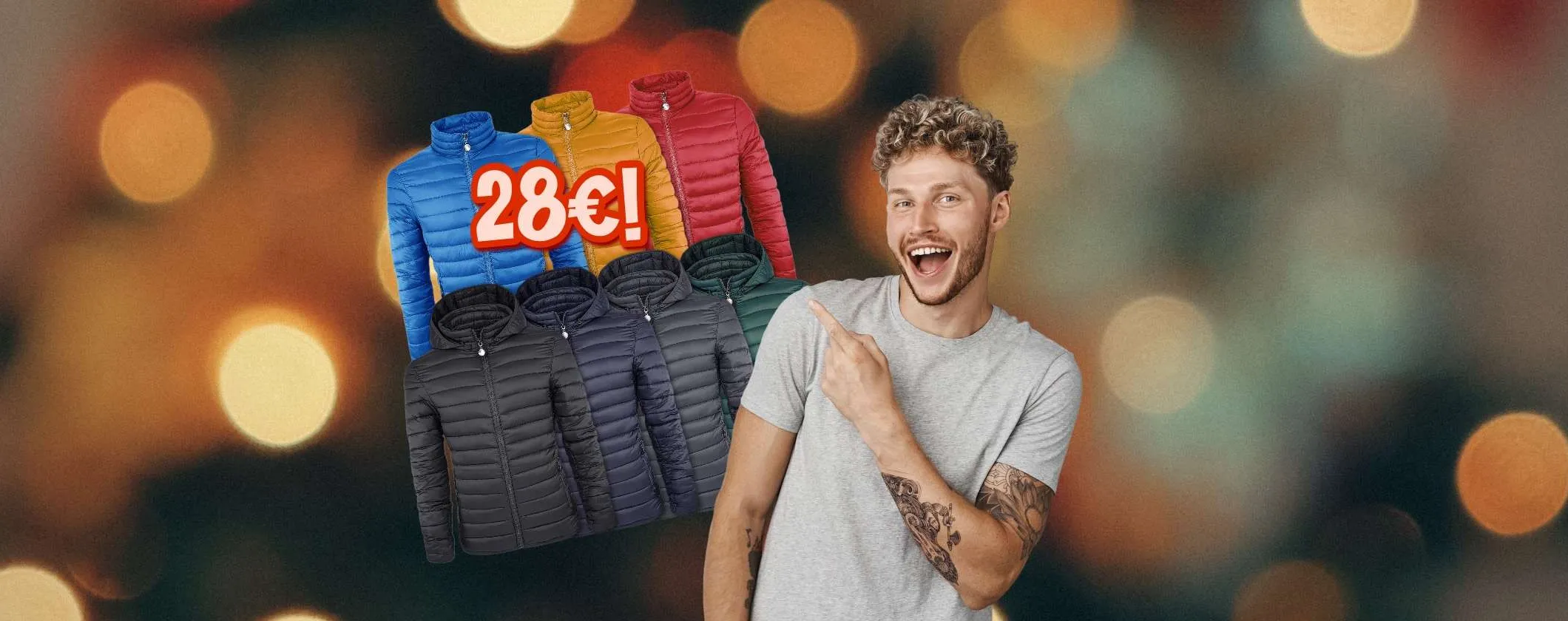 Piumino Invernale 100 Grammi: caldo e leggero a soli 28€ su eBay