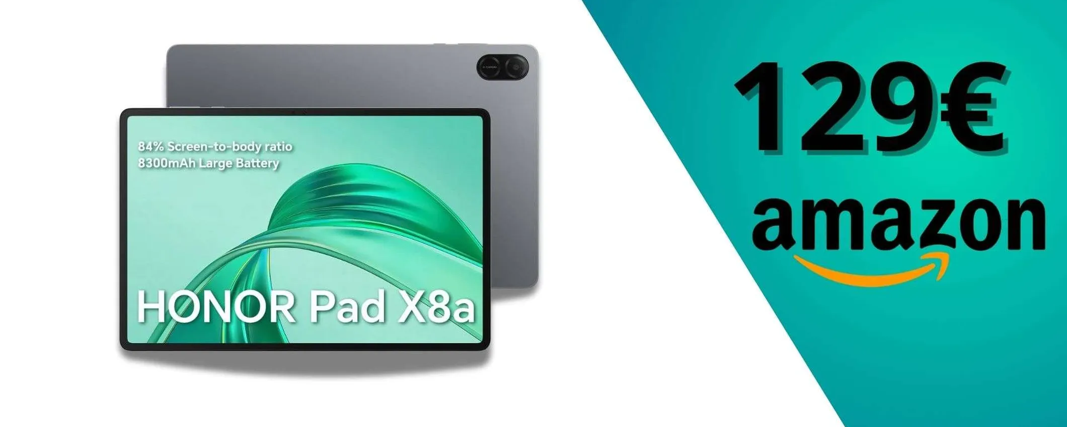 HONOR Pad X8a, perfetto per intrattenimento e produttività: ora con DOPPIO SCONTO su Amazon