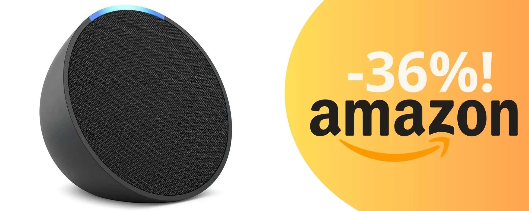 Solo oggi: Echo Pop, l'altoparlante smart compatto, ad un prezzo mai visto!