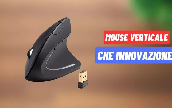 Mouse verticale: l'innovazione è in offerta a 18 euro su Amazon