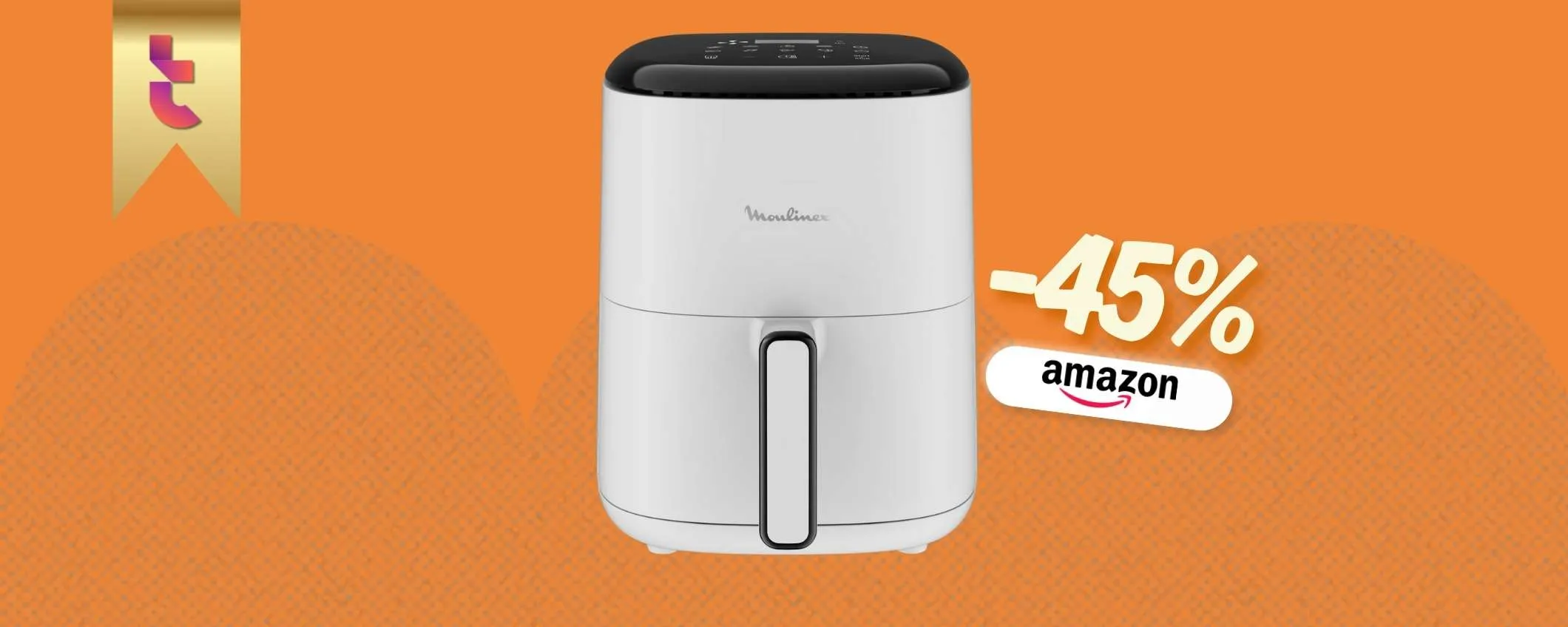 Moulinex Easy Fry Compact è stella della cucina e del portafoglio (54€)
