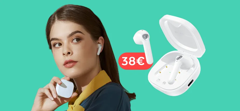 Auricolari SoundPEATS con cancellazione rumore: bastano 38€
