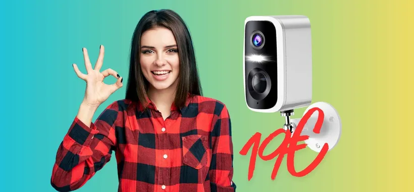 Telecamere di sicurezza wireless con visione notturna a soli 19€ (best buy)
