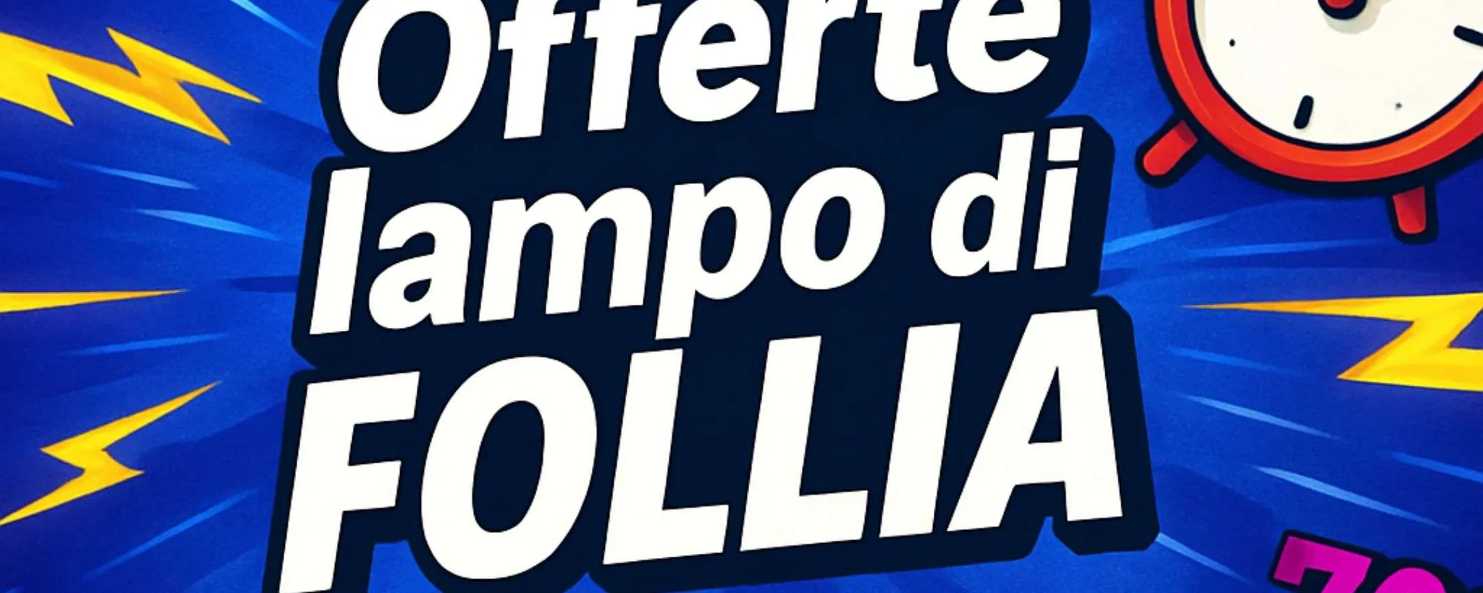 Offerte lampo di PURA FOLLIA per il 4/8: occasioni spettacolari da 6€