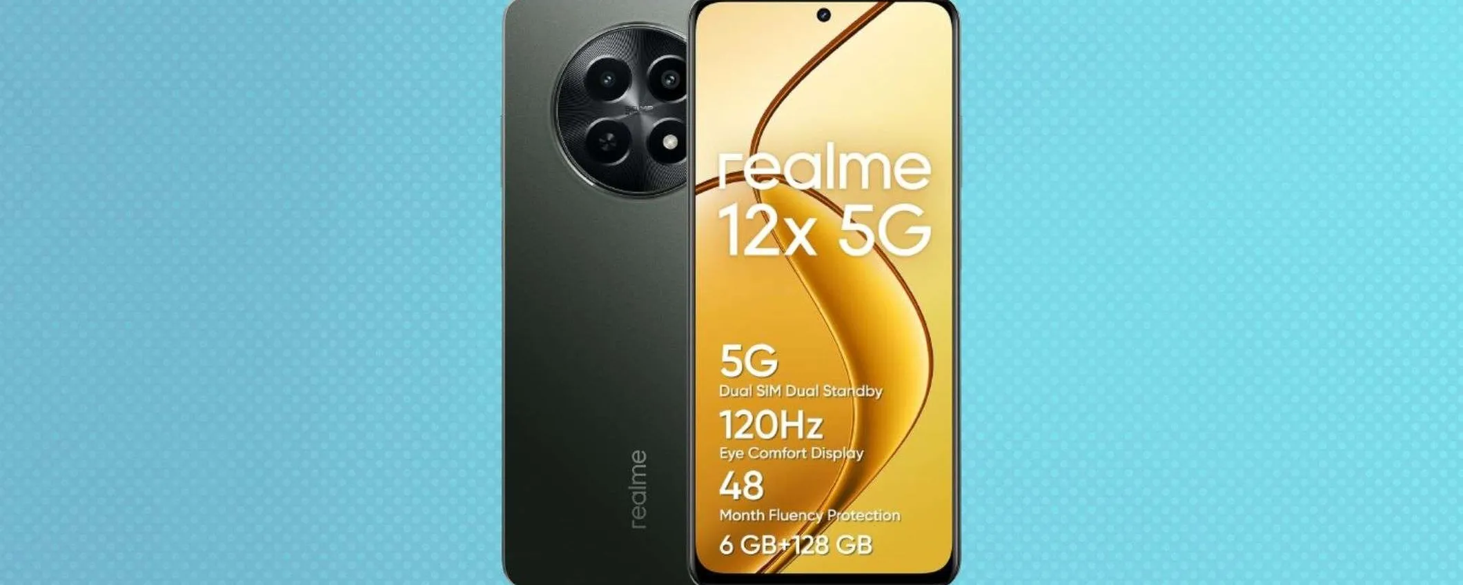 Realme 12X 5G in offerta: con lo sconto del 32% lo paghi solo 135€