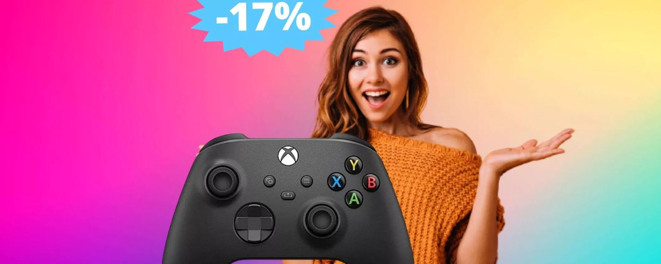 Controller Wireless per Xbox: SUPER sconto del 17% su Amazon