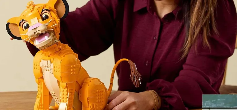 Il gigantesco Simba LEGO de il Re Leone subito in OFFERTA su Amazon (-15%)