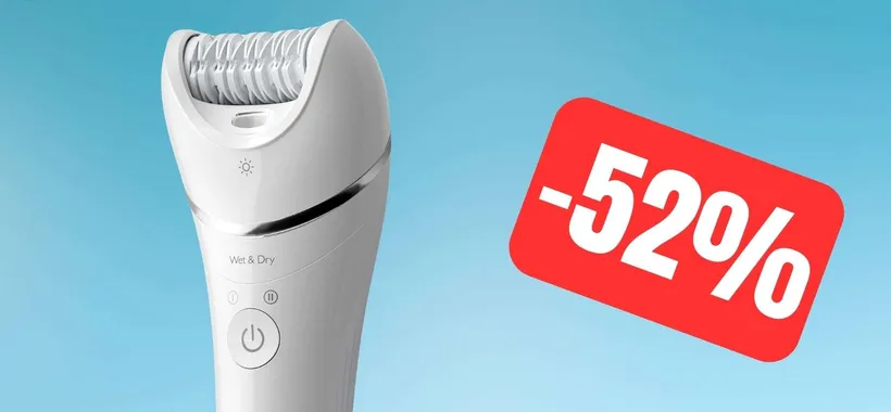Epilatore Philips Serie 8000 in SUPER SCONTO su Amazon (-52%)