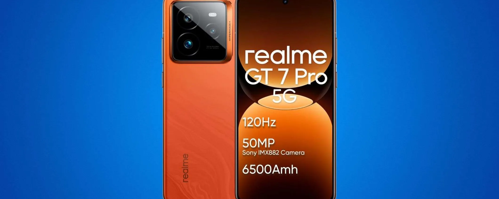 Realme GT 7 Pro 5G in offerta su Amazon: Snapdragon 8 Elite e SUPER batteria da 6500mAh