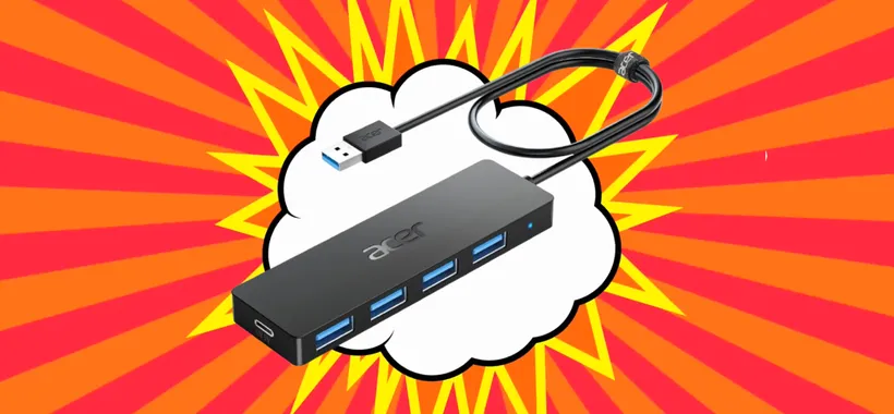 Hub USB Acer 5-in-1: con il doppio sconto Amazon lo paghi solo 10€