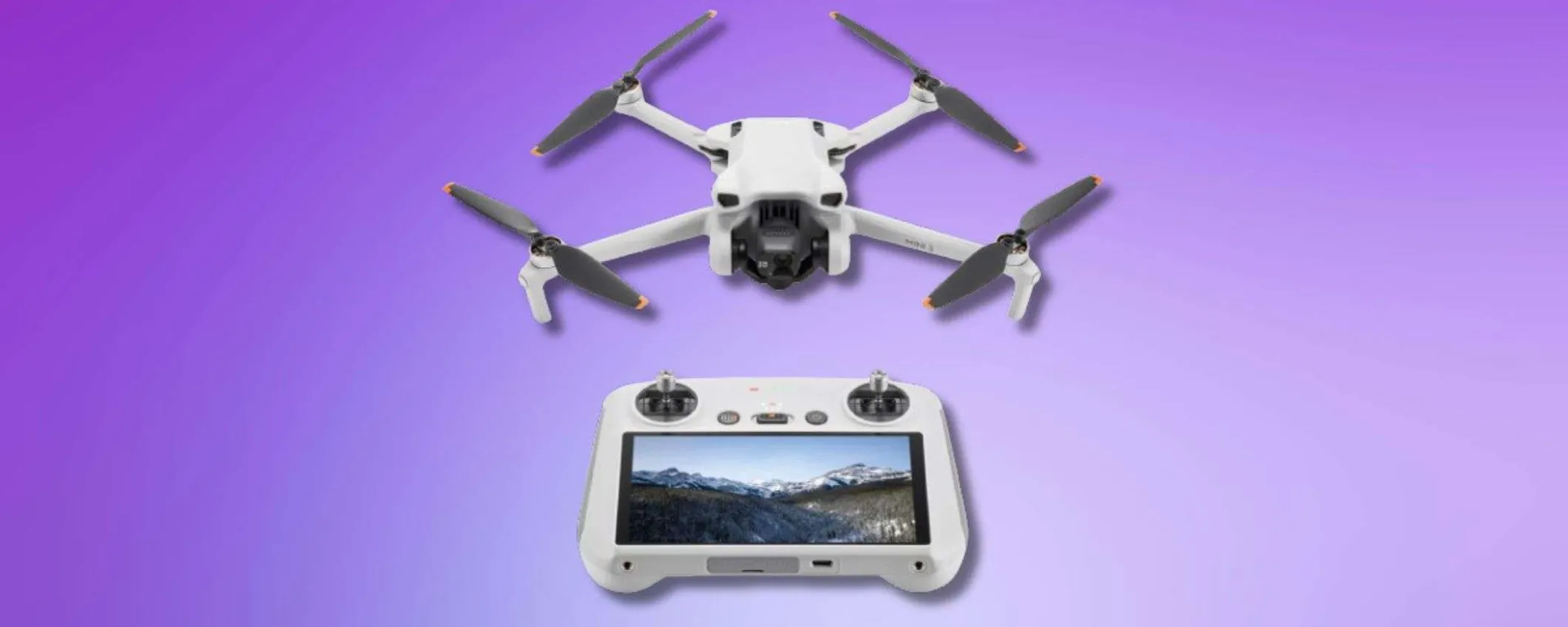 DJI Mini 3 in offerta ad un ottimo prezzo: anche a rate e il DJI RC è incluso