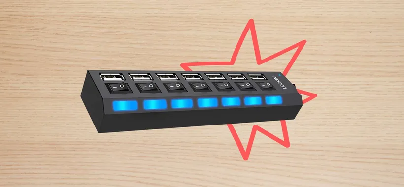 7 porte USB in più sul tuo computer: HUB spettacolare a 11€