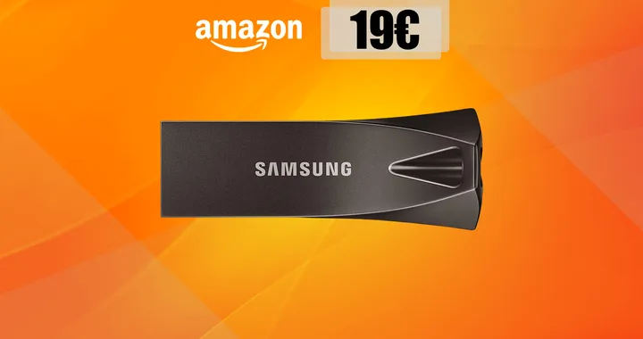 Chiavetta USB 64GB Samsung, a questo prezzo non c'è di meglio: 19€