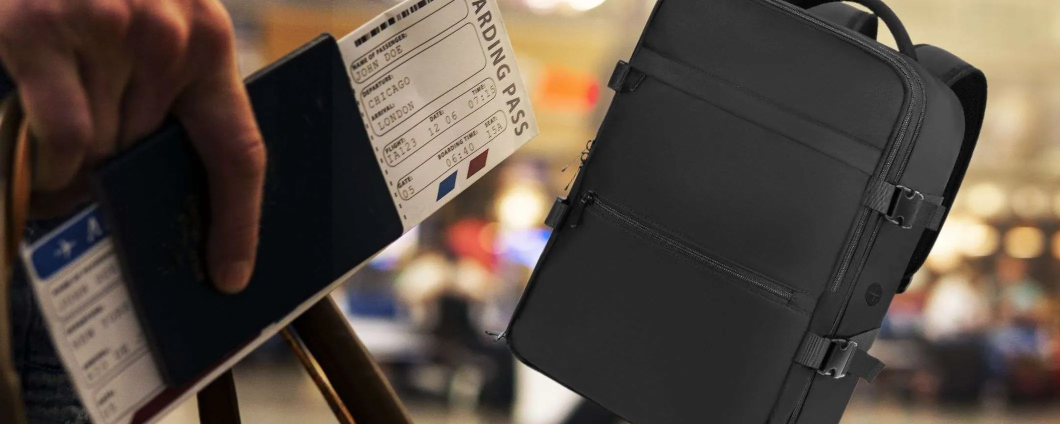 Lo zaino bagaglio SVOLTA VACANZA in aereo crolla di prezzo su Amazon (20€)