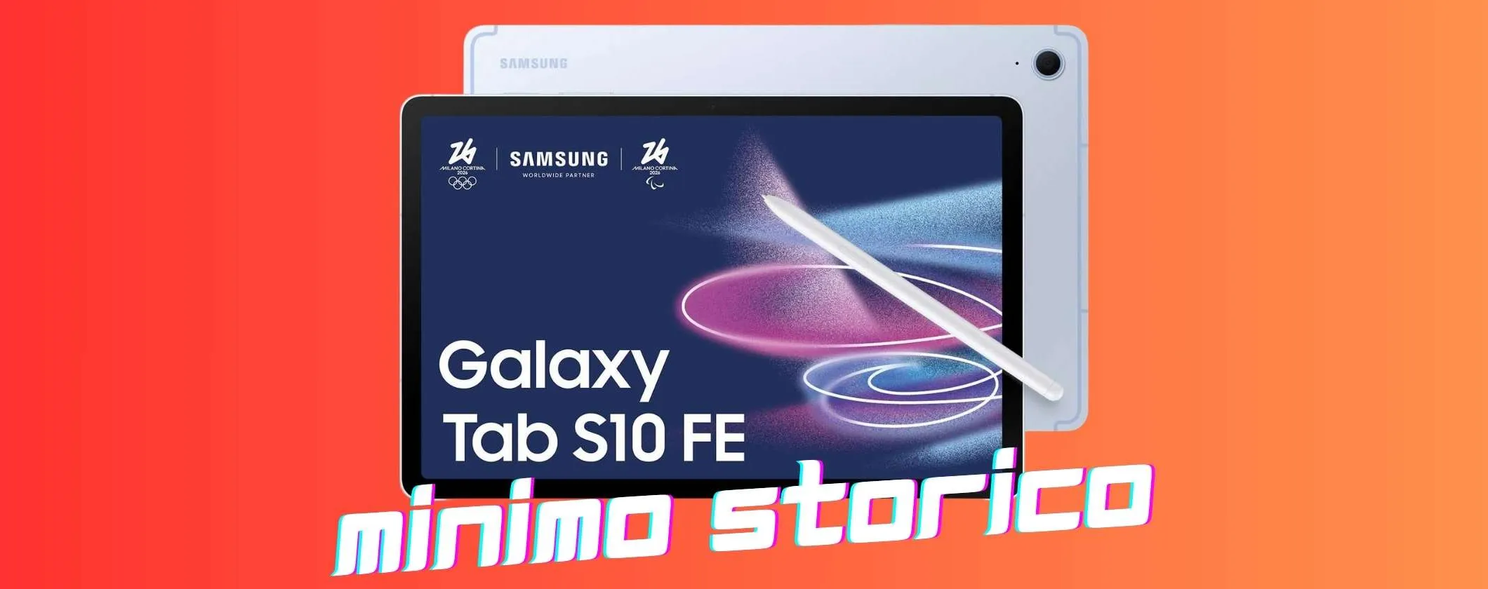 Samsung Galaxy Tab S10 FE al minimo storico su Amazon è una grande occasione