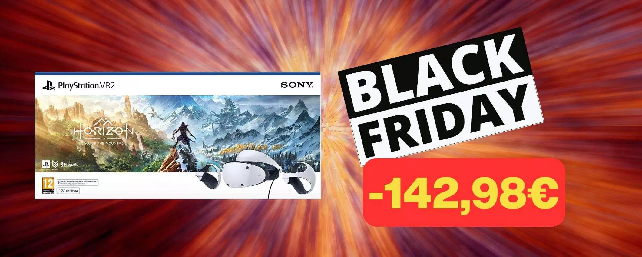 PS VR 2 con Horizon CROLLA di prezzo (-142,98€): BOMBA BLACK FRIDAY