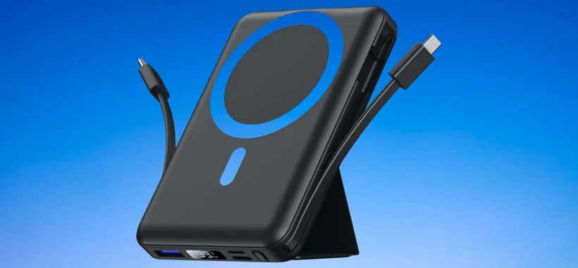Power bank magnetico 10000mAh con cavi integrati: sconto AFFARE su Amazon