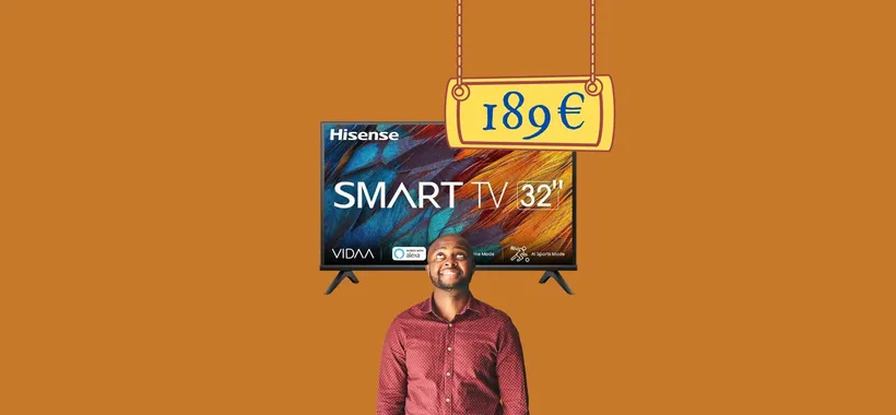 Smart TV Hisense A4K 32" a soli 189€: LUSSO su MediaWorld