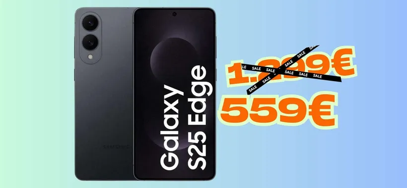 Samsung Galaxy S25 Edge scontatissimo su eBay è la migliore offerta di oggi