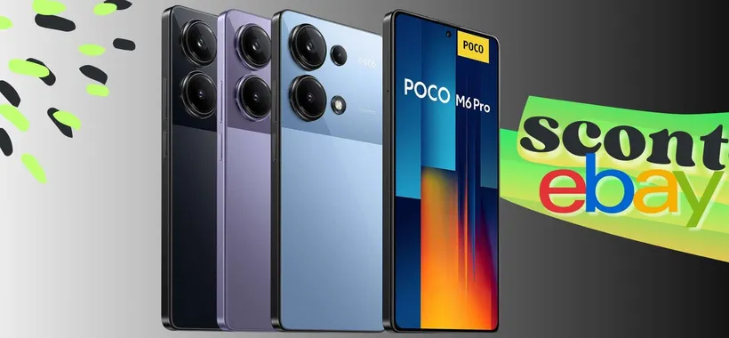 Xiaomi POCO M6 PRO smartphone galattico, 12/512GB a meno di 200€