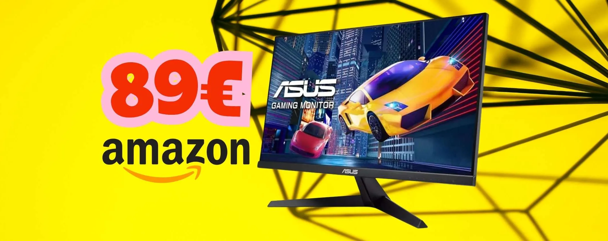 Solo 89€ per il monitor da gaming ASUS da 23,8