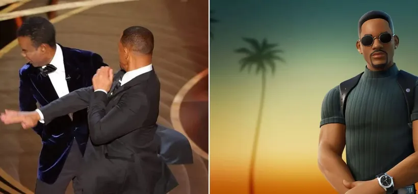 Schiaffo di Will Smith a Chris Rock, ora i fan lo vogliono in Fortnite