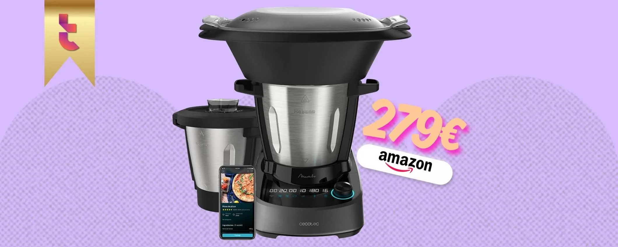 Bimby SCONFITTO dal robot Cecotec Mambo, 279€ e lo metti in cucina