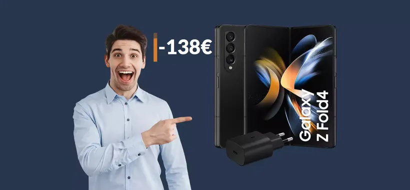 Samsung Galaxy Z Fold4 5G: oggi è tuo SCONTATO di ben 138€