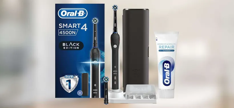 Spazzolino elettrico Oral-B, con dentifricio e accessori, in MEGA SCONTO (-46%)