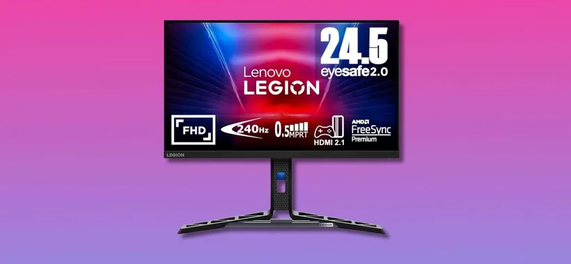 Lenovo Legion R25f-30: monitor gaming 240Hz a 129,99€, sconto del 19%