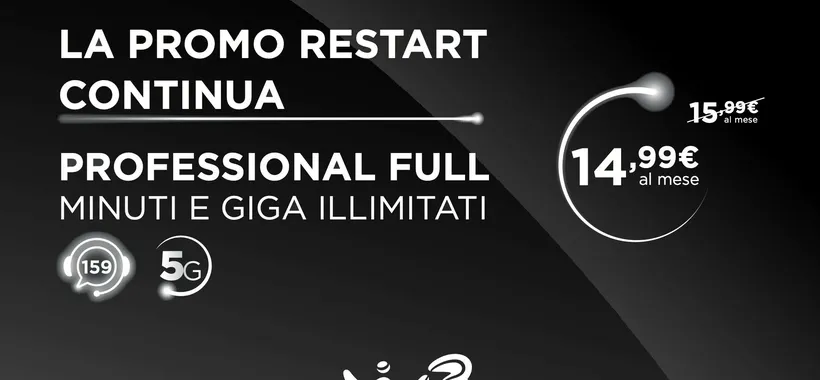 WINDTRE: PROMO Restart Partita IVA ora a 14,99€