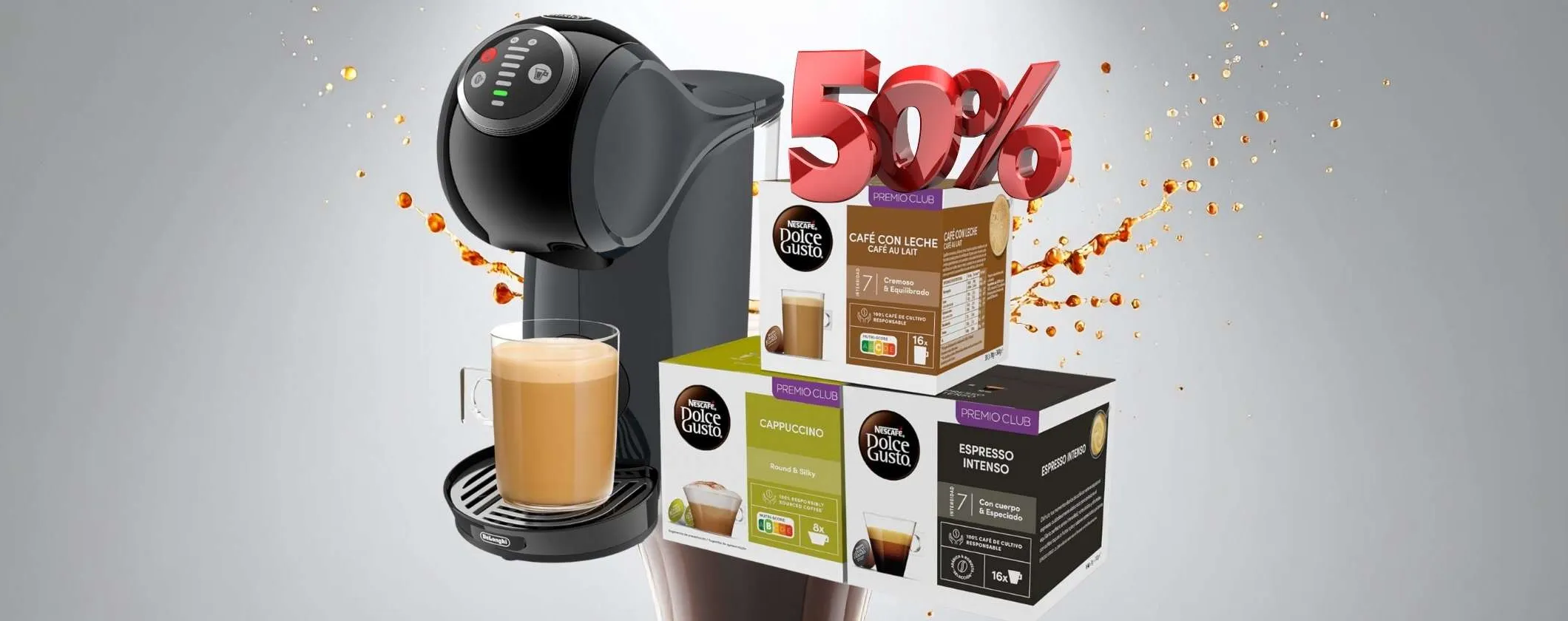 Caffè come al bar con la macchina Genio Plus Nescafé Dolce Gusto (-50%)