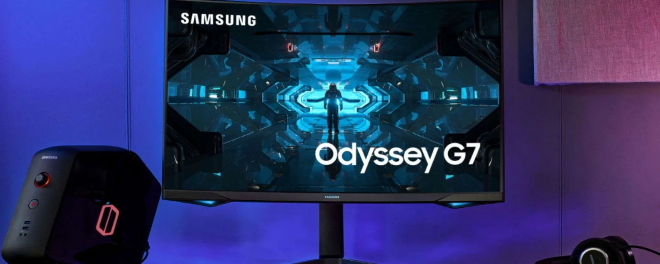 Samsung Odyssey G7: monitor gaming 4K da 28'' a soli 399,99€