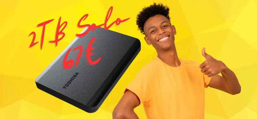Hard Disk Toshiba CANVIO Basics da 2TB a 67€: OFFERTA da SOGNO