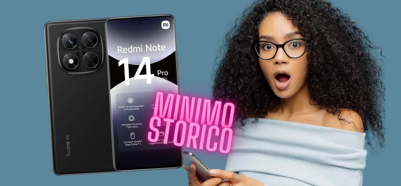 Redmi Note 14 Pro 5G crolla al MINIMO STORICO: adesso è un best buy
