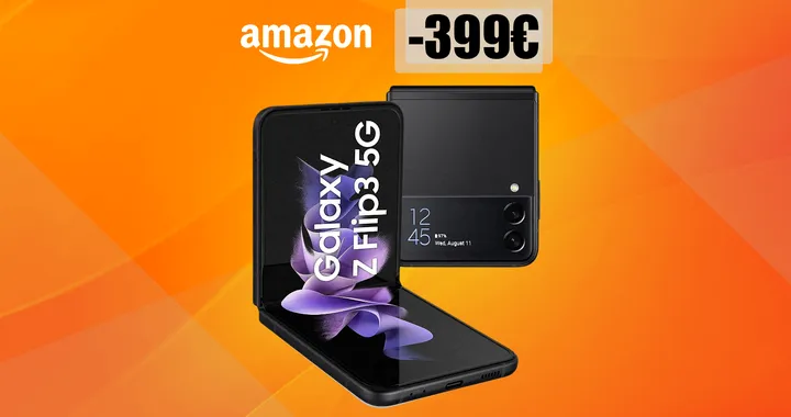 Samsung Galaxy Z Flip3 5G, ora o mai più: sconto IRRIPETIBILE di 399€