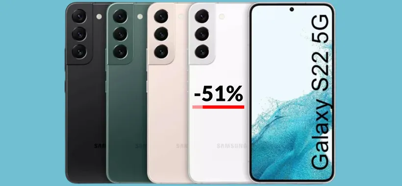 Samsung Galaxy S22 a meno di METÀ prezzo: adesso è un affare