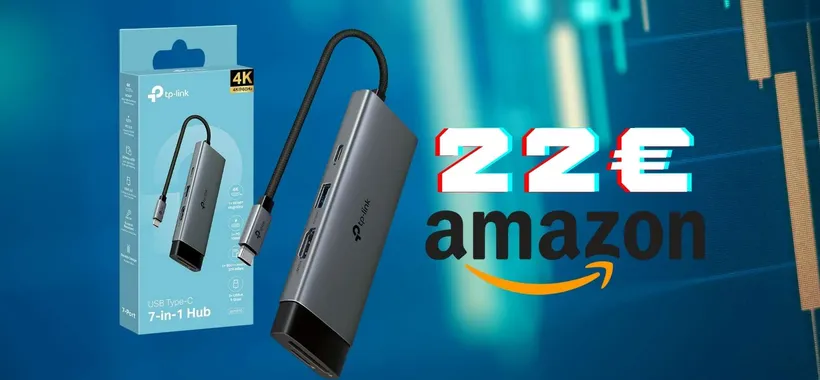 TP-Link: Hub USB 7 in 1 super versatile ed economico, ora solo 22€