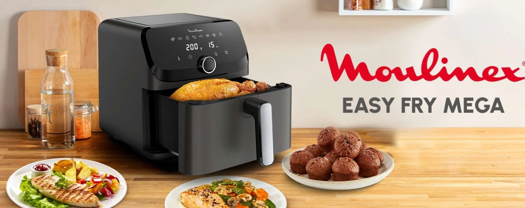 Moulinex Easy Fry Mega da 7,5L: come fritto ma meno calorico e senza odori