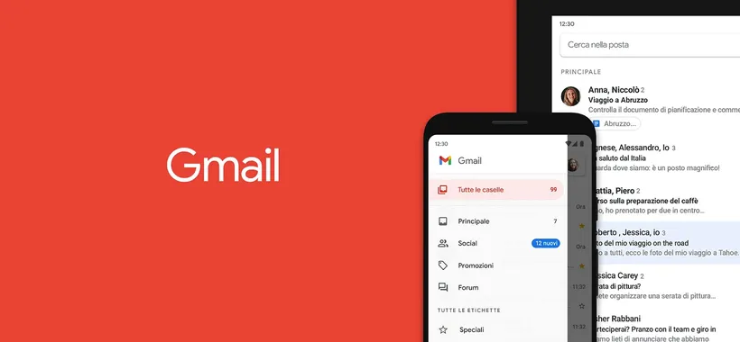 Gmail per Android, nuovo aggiornamento: disponibili i filtri di ricerca