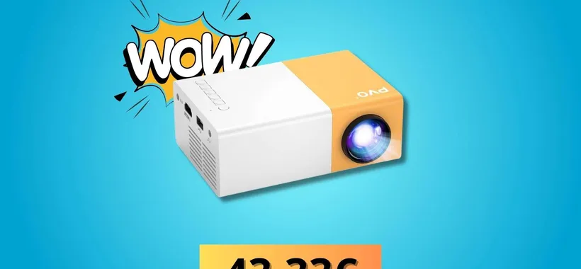 Mini proiettore in super offerta: con lo sconto del 52% è tuo a 43,33€